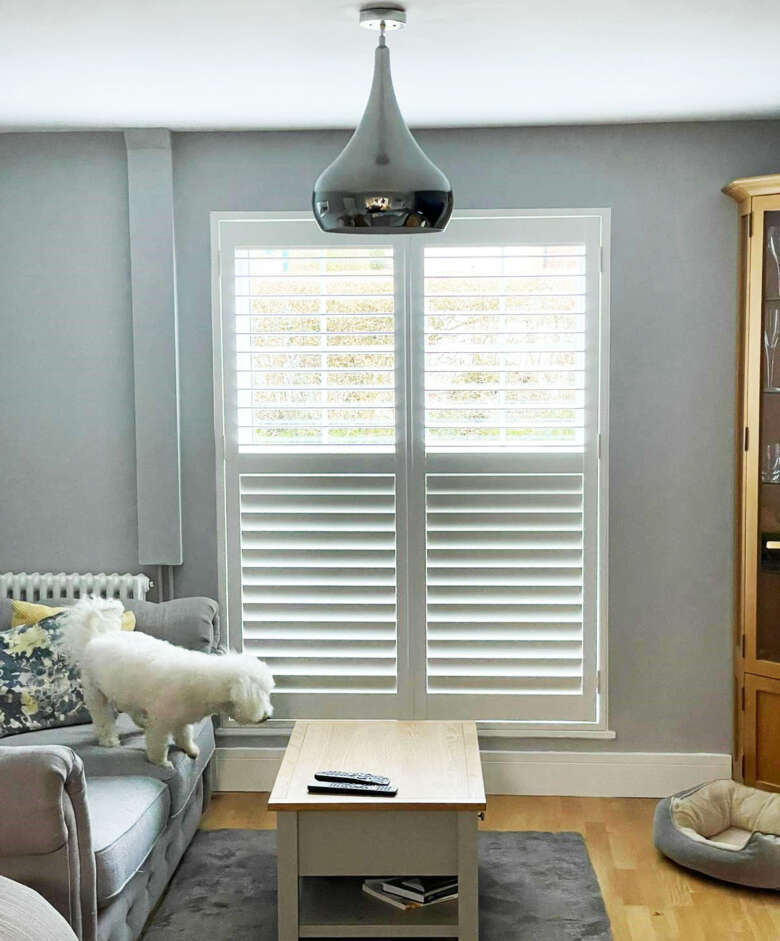 Full height window shutters