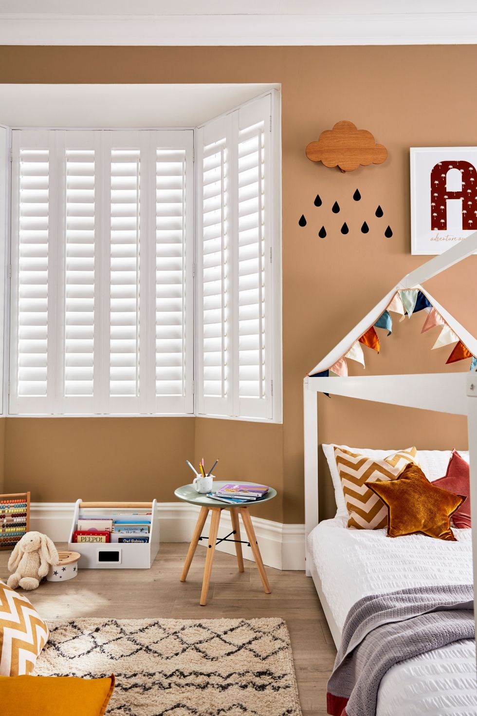 020 LL 2019 Shutters Cotton 89mm Moda Multi L Frame Full Height Bay Bed Closed Crop Orange MAIL