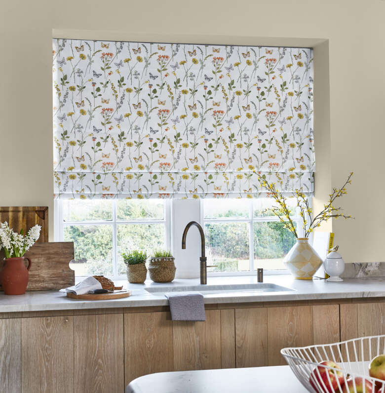 Library Roman Blinds Gracie Buttercup