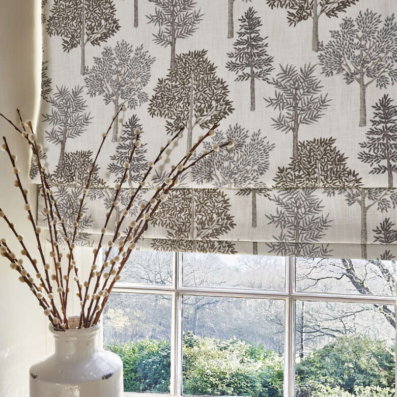 Library Roman Blinds Coppice Parchment 2