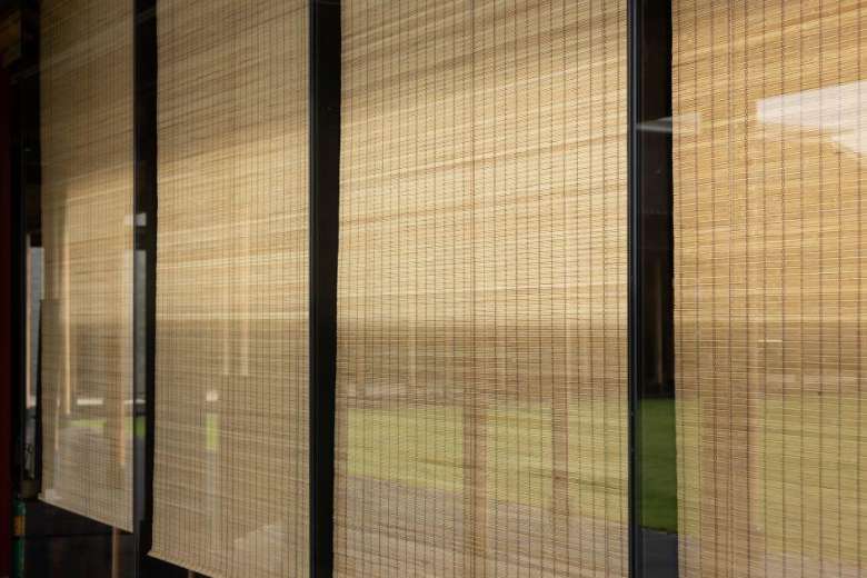 Bamboo roller blinds