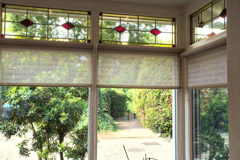 Blinds in roman style