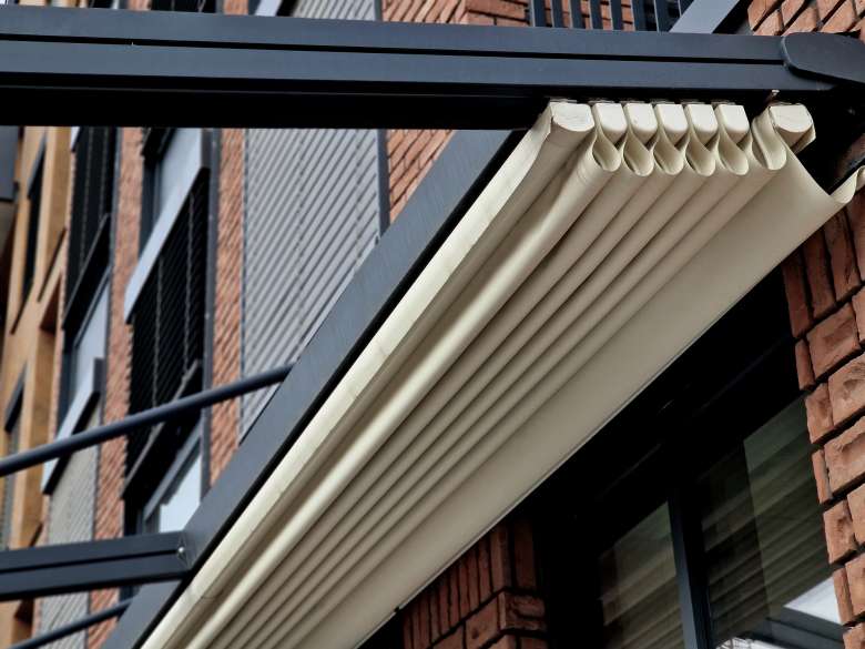 Electric awnings installation
