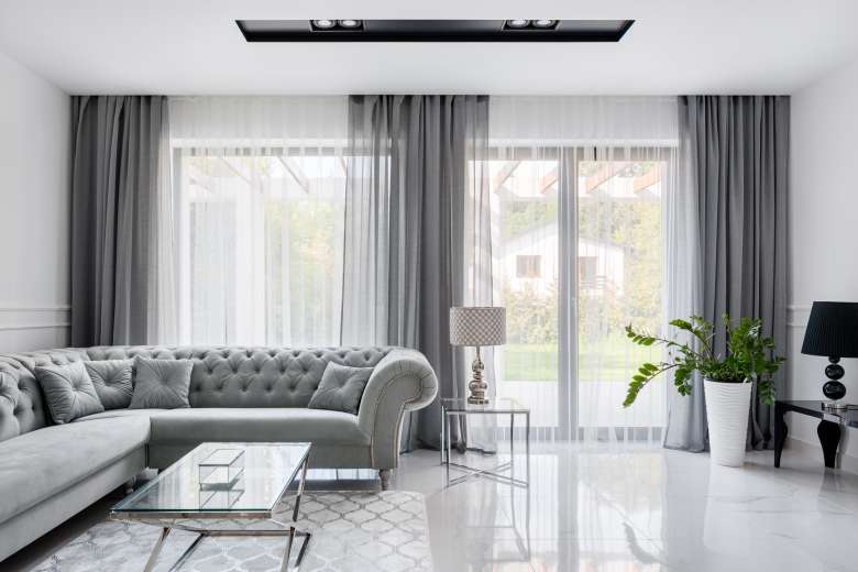 Floor to ceiling window treatment