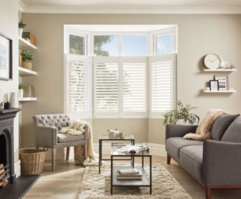 Cafe style shutters for windows