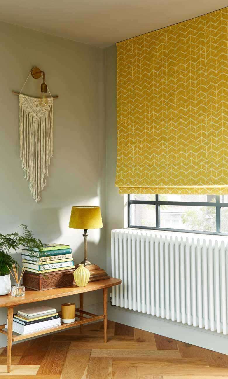 Modern roman blinds