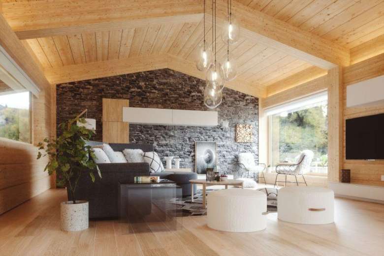 Natural stone interior design