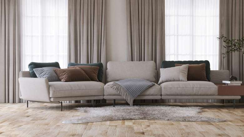 Sheer curtain windows
