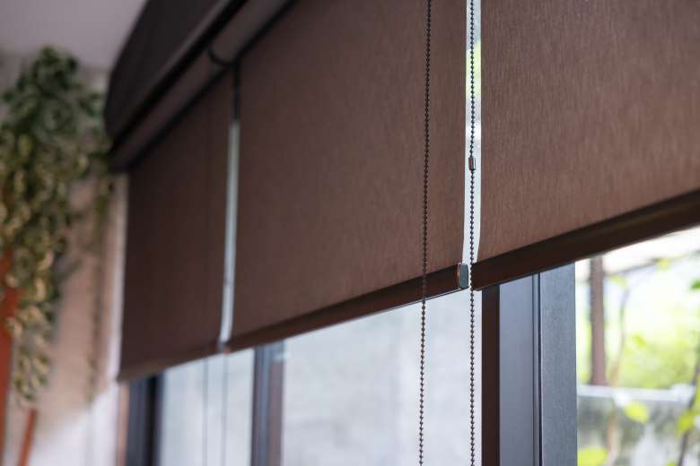 Textured fabrics blinds