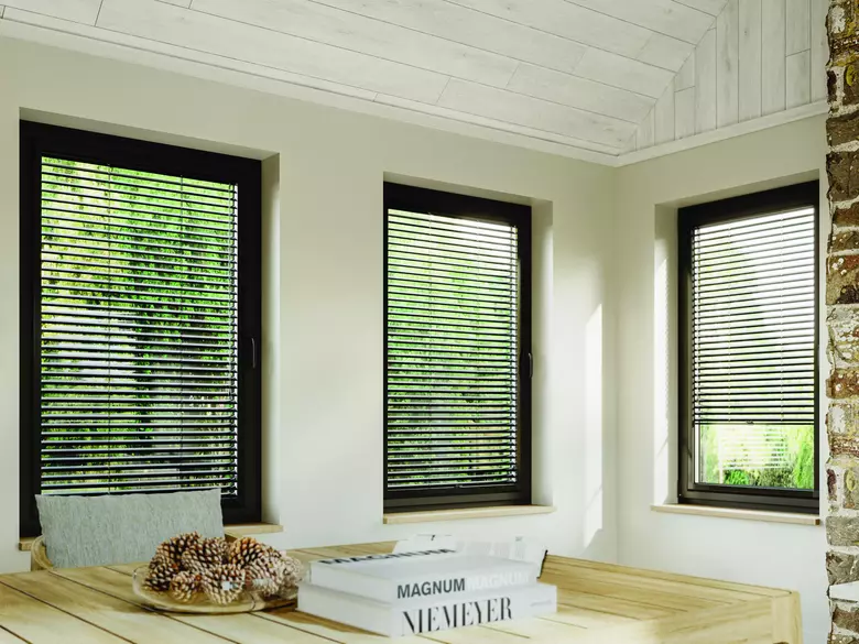 Venetian blinds conservatory