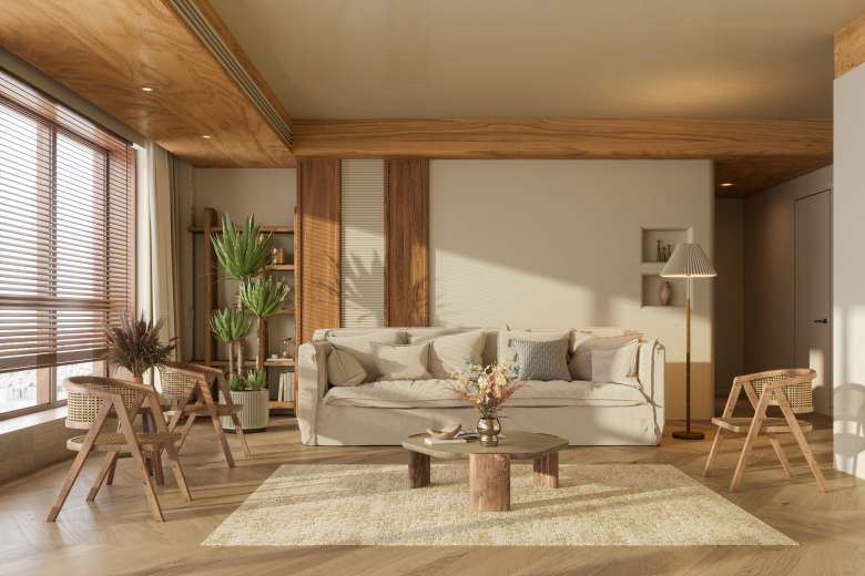 Venetian blinds for living room