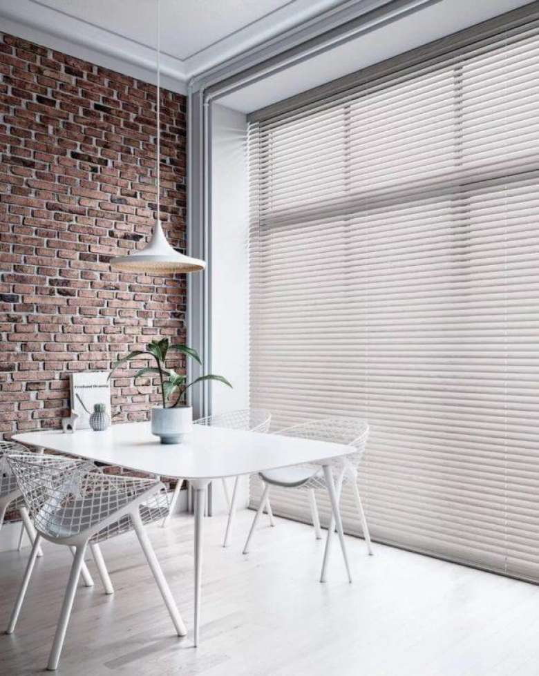 Wooden shutter design for dining